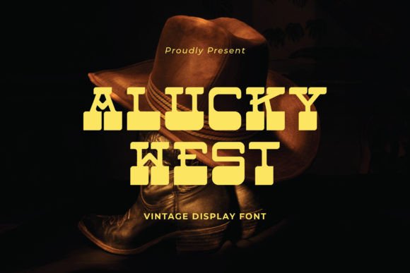 Alucky West: A Vintage Display Font for Authentic Web Design