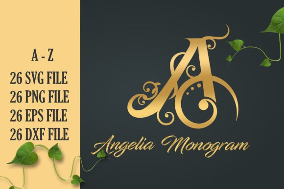 Angelia Monogram: Elevate Your Campaigns with a Luxurious Display Font