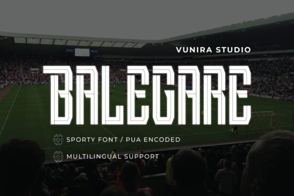 Balegare: The Dynamic Display Font for High-Energy Digital Brands