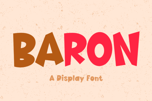 Baron Font for Editorial Projects and Creative Branding