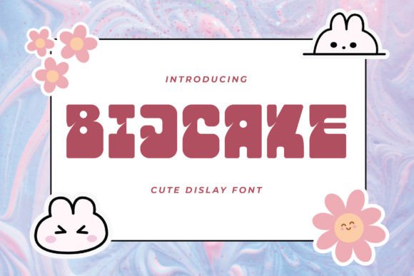 Bijcake: The Perfect Cute Display Font for Sweet Branding
