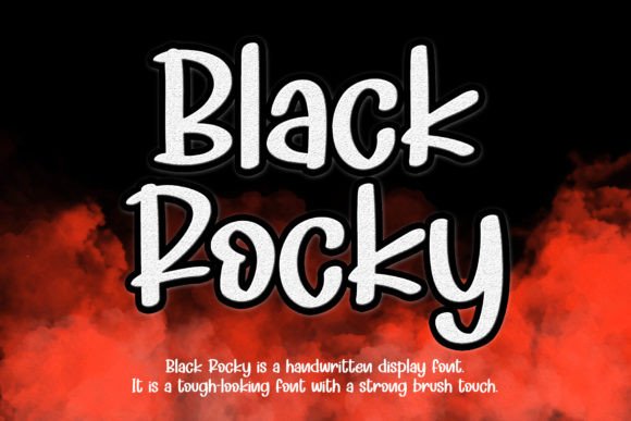 Black Rocky: The Handwritten Display Font for Bold Campaigns