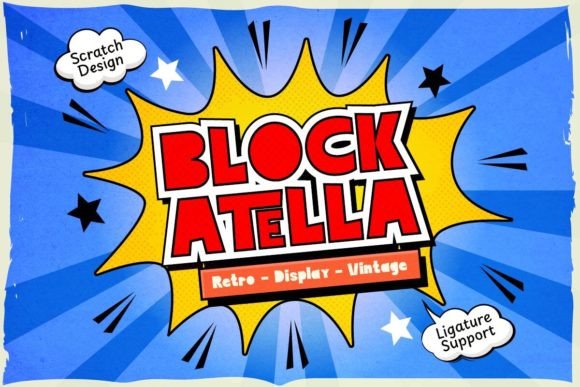 Block Atella: A Playful Font to Elevate Your Brand