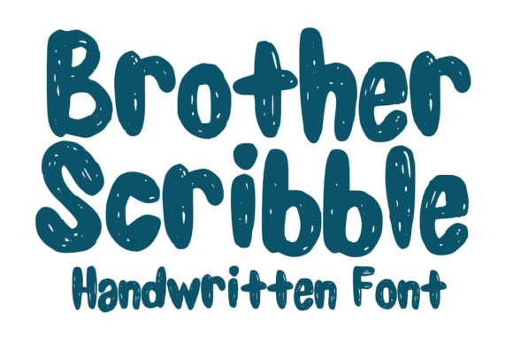 Brother Scribble: A Handwritten Font for Creative Projects