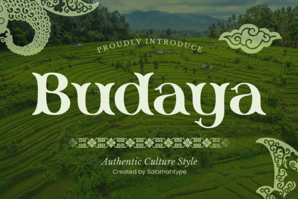 Budaya Font for Timeless Editorial Design