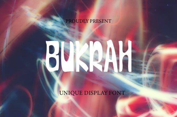 Bukrah Font for Festive and Creative Branding