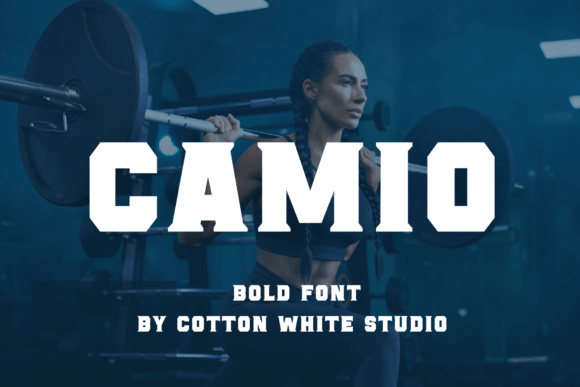 Camio: A Sporty Display Font for Modern Editorial Design