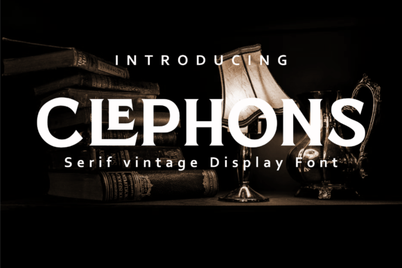 Clephons: A Timeless Serif Display Font for Editorial Design