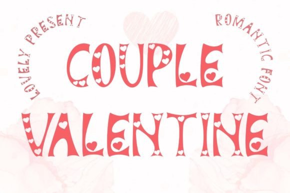 Couple Valentine Font for Romantic Branding and Design