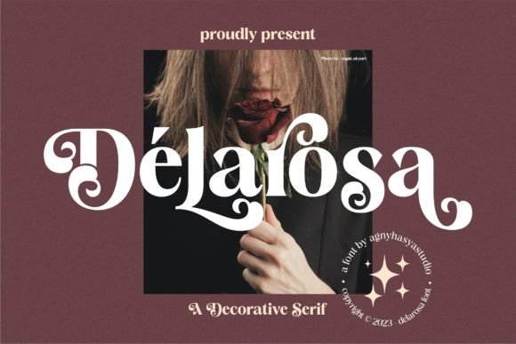 Delarosa: A Modern Serif Display Font for Elegant Web Design