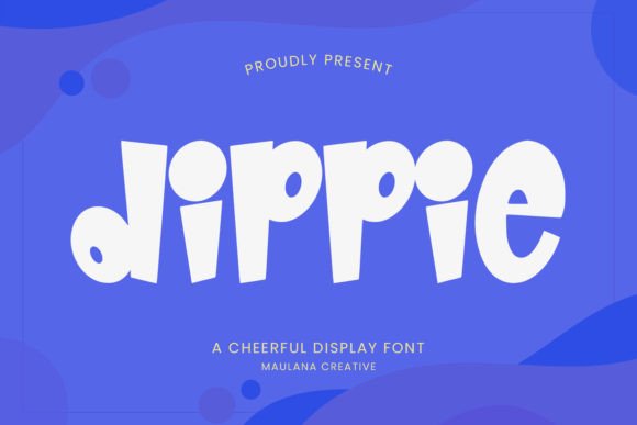 Dippie: A Cheerful Display Font for Modern Editorial Design