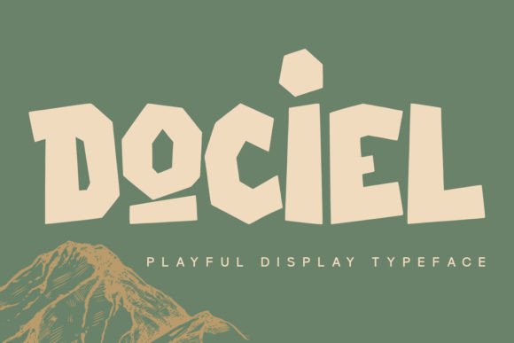 Dociel Playful Display Font for Creative Makers