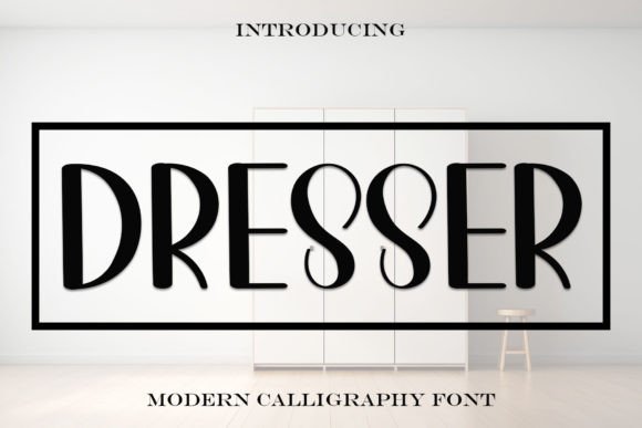 Dresser Font for Stylish Branding and Display Use