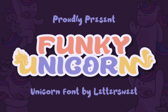Funky Unicorn Font for Eye-Catching Campaign Designs