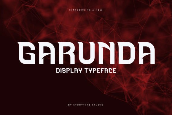Garunda Font: A Modern Display Typeface for Design Projects