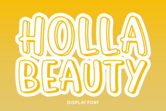 Holla Beauty: The Perfect Display Font for Polished Branding