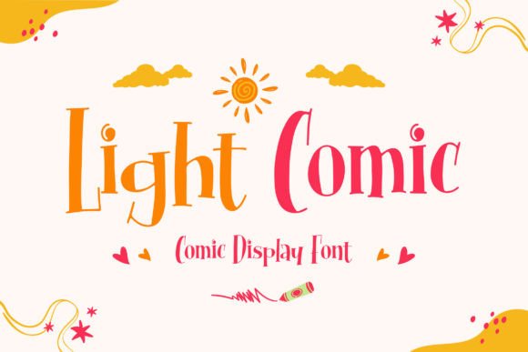 Light Comic Font for Vibrant Branding and Creative Projects