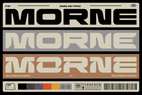 Morne: A Bold Typeface for Modern Editorial Design