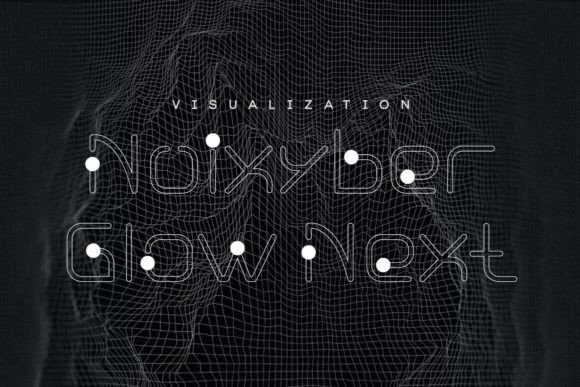 Nuixyber Glow Next: The Electric Display Font for Crafters