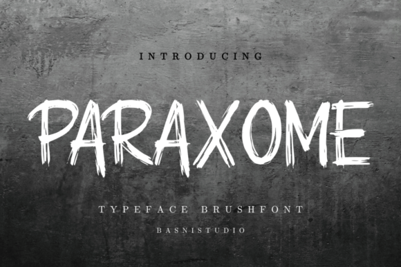Paraxome: The Premium Brush Font for Handmade Branding
