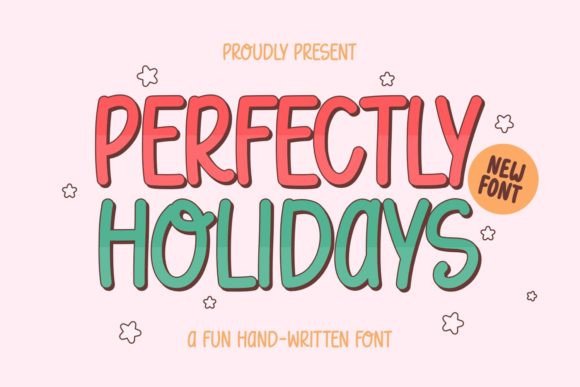 Perfectly Holidays Font for Festive Editorial Design