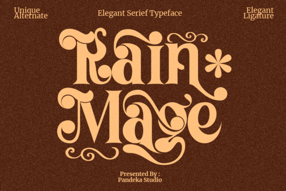 Rain Mage Font for Vintage-Inspired Campaigns