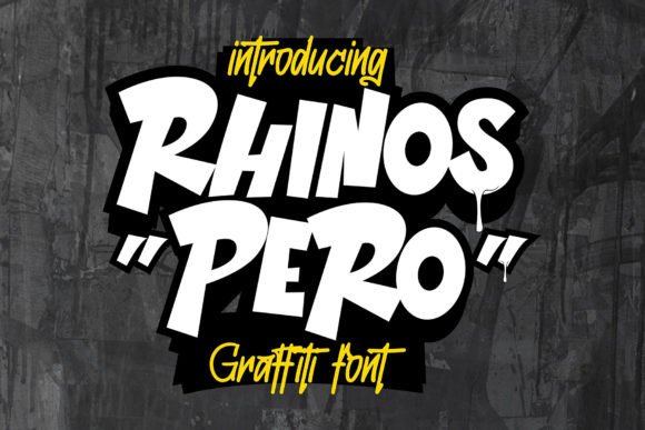 Rhinos Pero: A Playful Font for Bold Branding