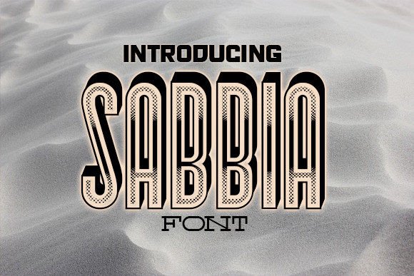 Sabbia: A Vibrant Sans Serif Font for Bold Branding
