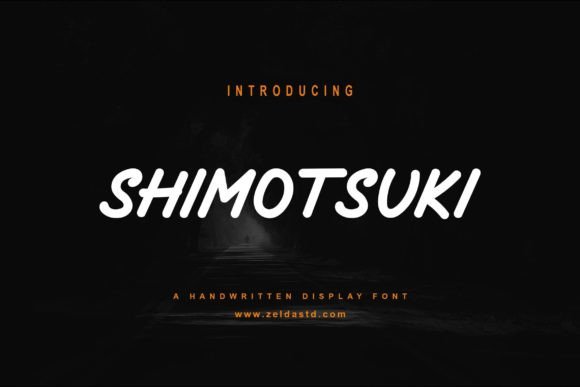 Shimotsuki: A Chandwritten Display Font for Authentic Branding