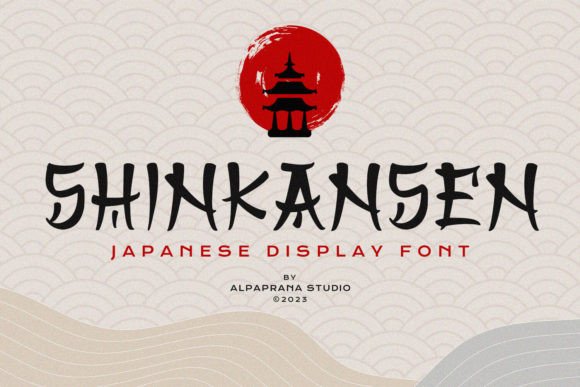 Shinkansen Display Font for Creative Projects