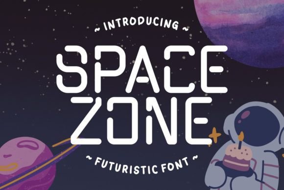 Space Zone: The Futuristic Display Font for Bold Campaigns