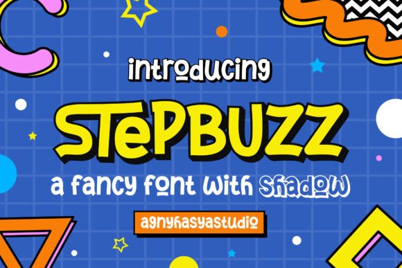 Stepbuzz: A Playful Display Font for Editorial Design