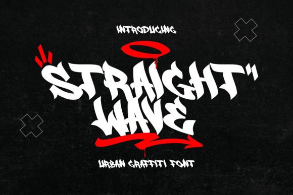 Straight Wave Font for Handmade Creativity