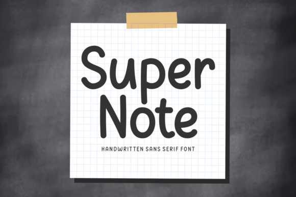 Super Note: The Perfect Display Font for Modern Branding