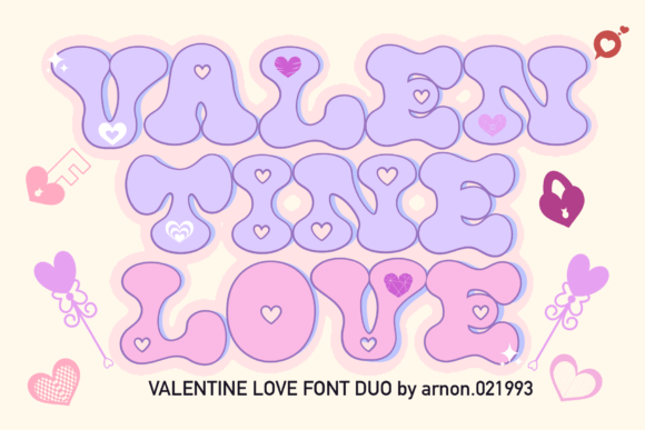 Valentine Love: The Joyful Display Font for Modern Web Design