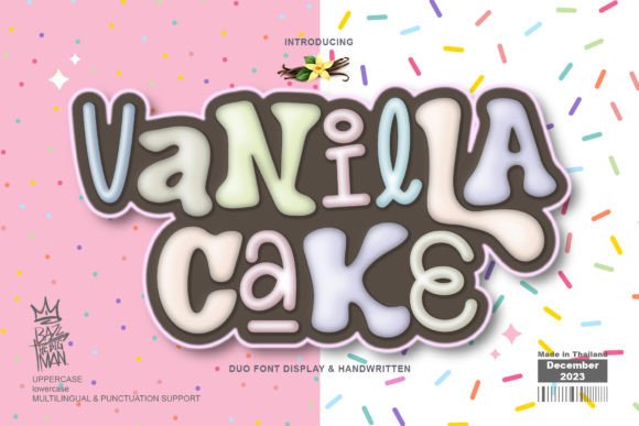 Vanilla Cake Font for Elegant Editorial Design