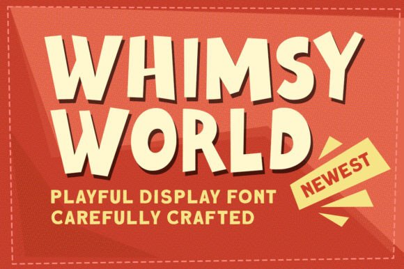 Whimsy World Font for Bold Editorial Design